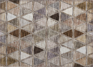 Piper Looms Chantille Geometric ACN722 Brown Area Rug