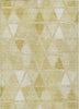 Piper Looms Chantille Geometric ACN722 Gold Area Rug