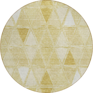 Piper Looms Chantille Geometric ACN722 Gold Area Rug