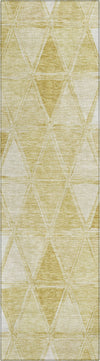 Piper Looms Chantille Geometric ACN722 Gold Area Rug