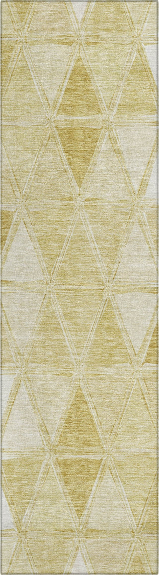 Piper Looms Chantille Geometric ACN722 Gold Area Rug