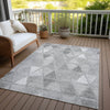 Piper Looms Chantille Geometric ACN722 Gray Area Rug