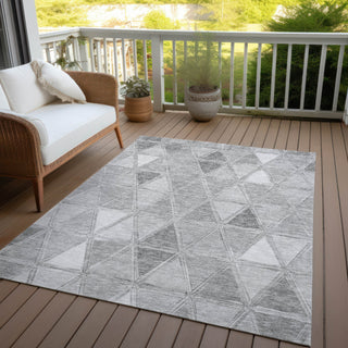 Piper Looms Chantille Geometric ACN722 Gray Area Rug