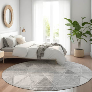 Piper Looms Chantille Geometric ACN722 Gray Area Rug