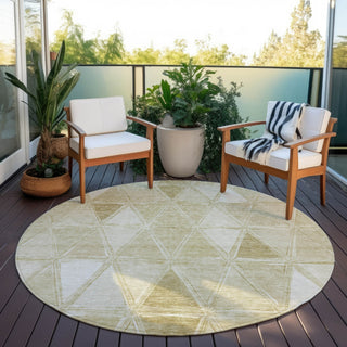 Piper Looms Chantille Geometric ACN722 Khaki Area Rug