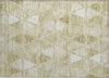 Piper Looms Chantille Geometric ACN722 Khaki Area Rug