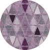 Piper Looms Chantille Geometric ACN722 Merlot Area Rug