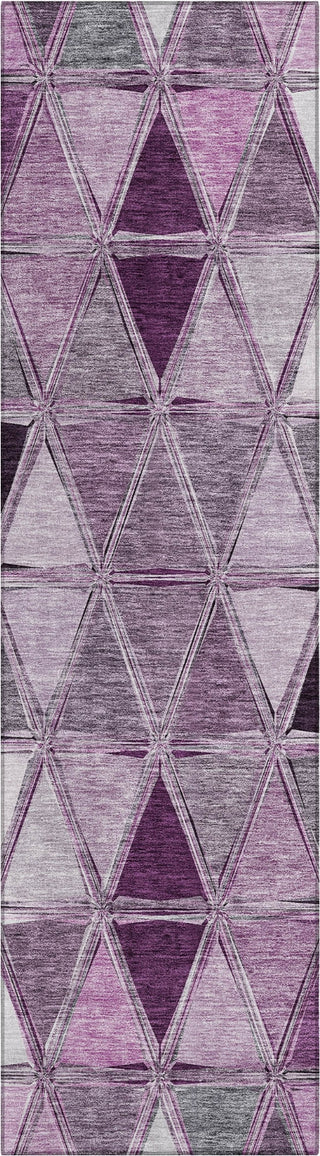 Piper Looms Chantille Geometric ACN722 Merlot Area Rug