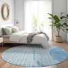 Piper Looms Chantille Striped ACN723 Blue Area Rug