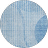 Piper Looms Chantille Striped ACN723 Blue Area Rug