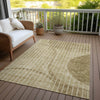 Piper Looms Chantille Striped ACN723 Brown Area Rug