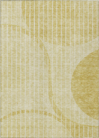 Piper Looms Chantille Striped ACN723 Gold Area Rug