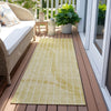 Piper Looms Chantille Striped ACN723 Gold Area Rug