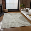 Piper Looms Chantille Striped ACN723 Taupe Area Rug