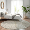 Piper Looms Chantille Striped ACN723 Taupe Area Rug