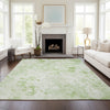Piper Looms Chantille Floral ACN724 Aloe Area Rug Lifestyle Image Feature
