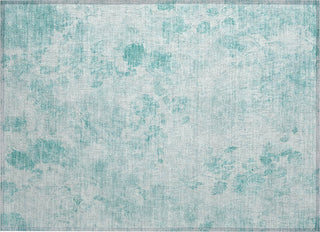 Piper Looms Chantille Floral ACN724 Aqua Area Rug