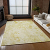 Piper Looms Chantille Floral ACN724 Gold Area Rug