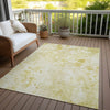 Piper Looms Chantille Floral ACN724 Gold Area Rug