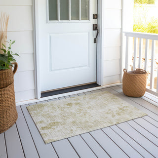 Piper Looms Chantille Floral ACN724 Khaki Area Rug