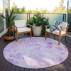 Piper Looms Chantille Floral ACN724 Lavender Area Rug