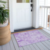 Piper Looms Chantille Floral ACN724 Lavender Area Rug