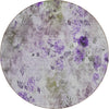 Piper Looms Chantille Floral ACN724 Purple Area Rug