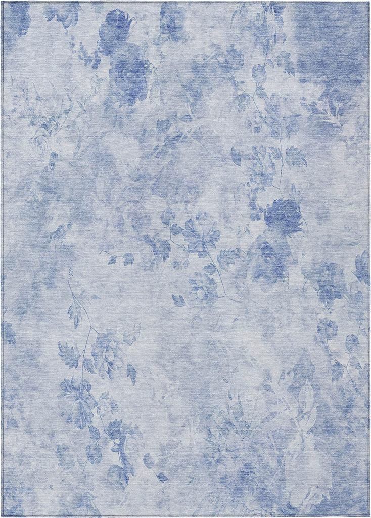 Piper Looms Chantille Floral ACN724 Sky Area Rug