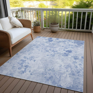 Piper Looms Chantille Floral ACN724 Sky Area Rug