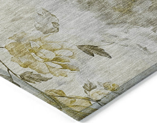 Piper Looms Chantille Floral ACN724 Taupe Area Rug