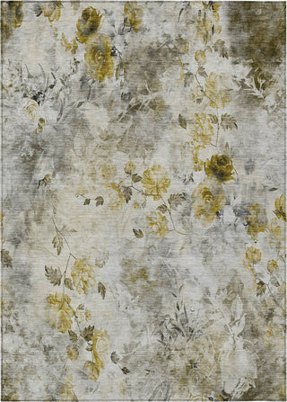 Piper Looms Chantille Floral ACN724 Taupe Area Rug