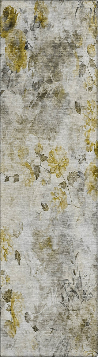 Piper Looms Chantille Floral ACN724 Taupe Area Rug