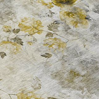 Piper Looms Chantille Floral ACN724 Taupe Area Rug