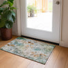 Piper Looms Chantille Floral ACN724 Teal Area Rug