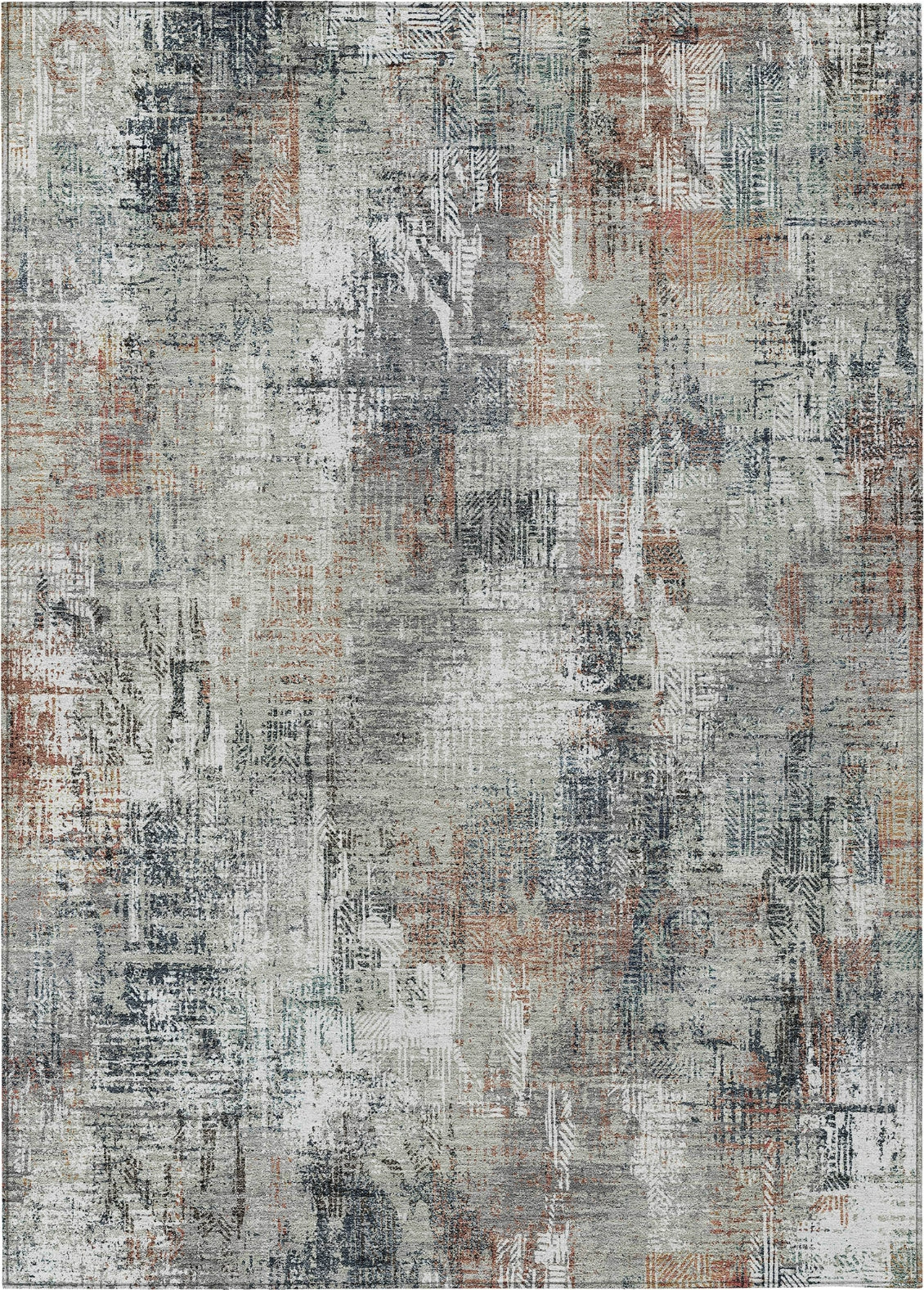 Piper Looms Chantille Modern ACN725 Taupe Area Rug