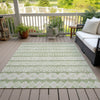 Piper Looms Chantille Bohemian ACN726 Aloe Machine Washable Area Rug Outdoor Lifestyle Image Feature