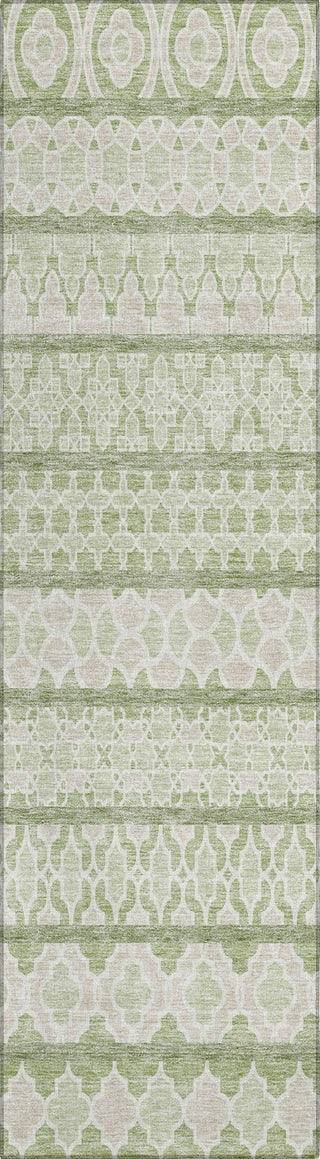 Piper Looms Chantille Bohemian ACN726 Aloe Machine Washable Area Rug Runner Main Image