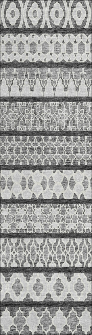 Piper Looms Chantille Bohemian ACN726 Gray Machine Washable Area Rug Runner Main Image