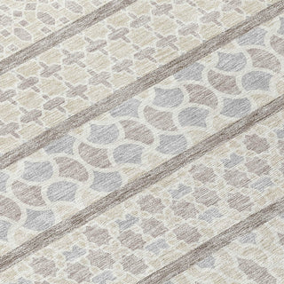 Piper Looms Chantille Bohemian ACN726 Ivory Machine Washable Area Rug Swatch Image