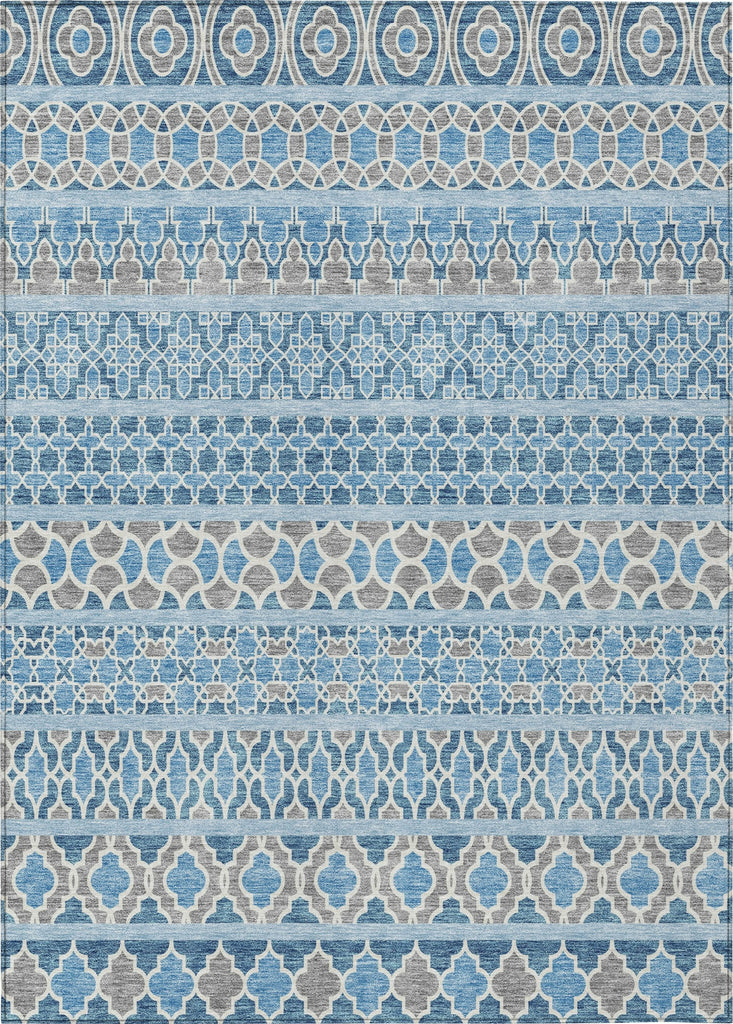 Piper Looms Chantille Bohemian ACN726 Sky Machine Washable Area Rug main image