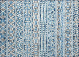 Piper Looms Chantille Bohemian ACN726 Sky Machine Washable Area Rug Scatter Main Image