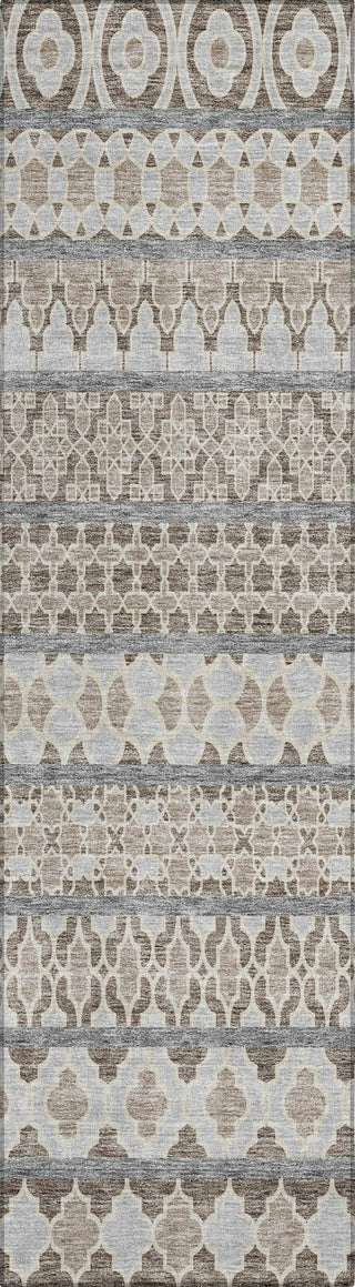 Piper Looms Chantille Bohemian ACN726 Taupe Machine Washable Area Rug Runner Main Image