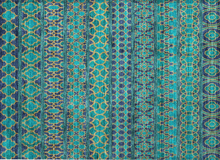 Piper Looms Chantille Bohemian ACN726 Teal Machine Washable Area Rug Scatter Main Image