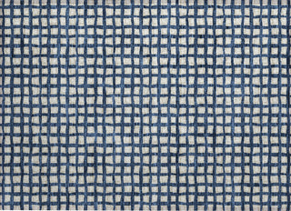 Piper Looms Chantille Geometric ACN727 Blue Machine Washable Area Rug Scatter Main Image