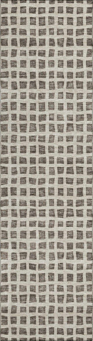Piper Looms Chantille Geometric ACN727 Brown Machine Washable Area Rug Runner Main Image