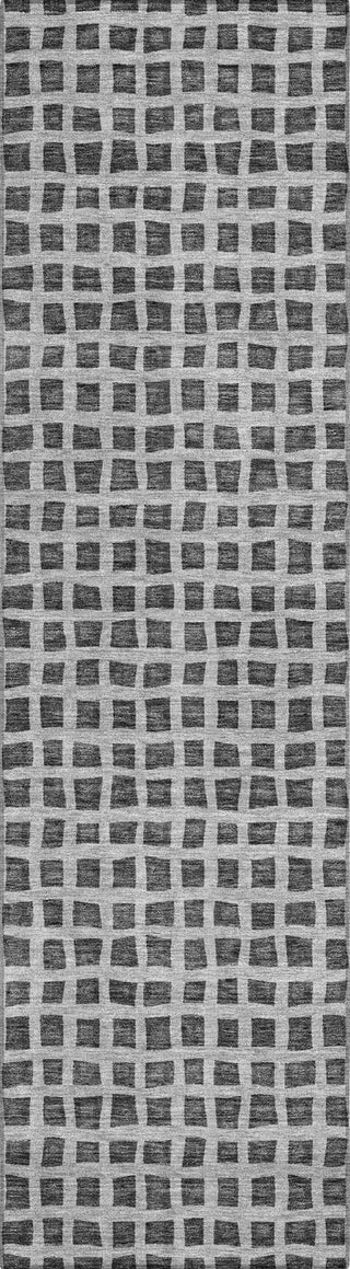 Piper Looms Chantille Geometric ACN727 Graphite Machine Washable Area Rug Runner Main Image