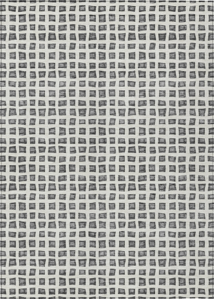Piper Looms Chantille Geometric ACN727 Gray Machine Washable Area Rug main image