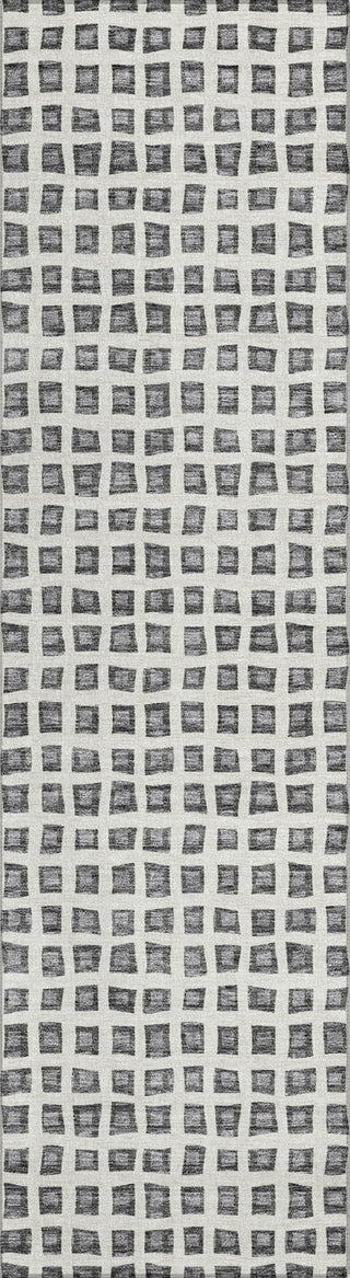 Piper Looms Chantille Geometric ACN727 Gray Machine Washable Area Rug Runner Main Image