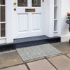 Piper Looms Chantille Geometric ACN727 Gray Machine Washable Area Rug Scatter Outdoor Lifestyle Image Feature