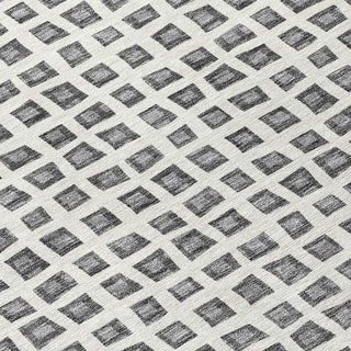 Piper Looms Chantille Geometric ACN727 Gray Machine Washable Area Rug Swatch Image